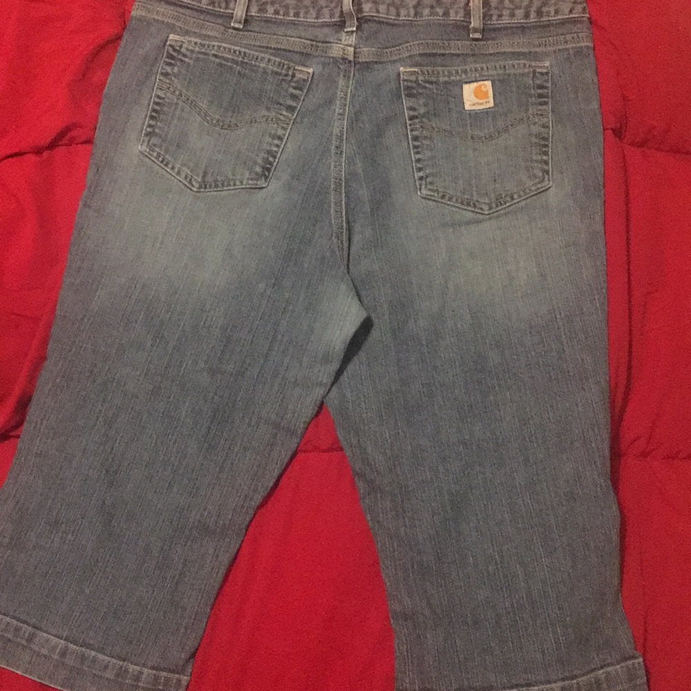 🎆GUC CARHARTT CAPRI JEANS; MY FAVORITES GREAT BUY
